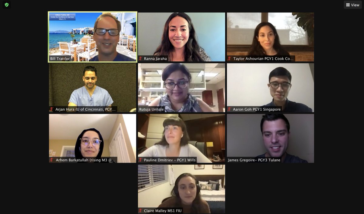 "Ask every single patient, 'how did you find out about me?'" Thank you, Dr. <a href="/wtrattler/">William Trattler, MD</a>! There were so many quotable moments from last night's mentoring session on #YoungMDConnect—all essential tips for aspiring and young #ophthalmologists.