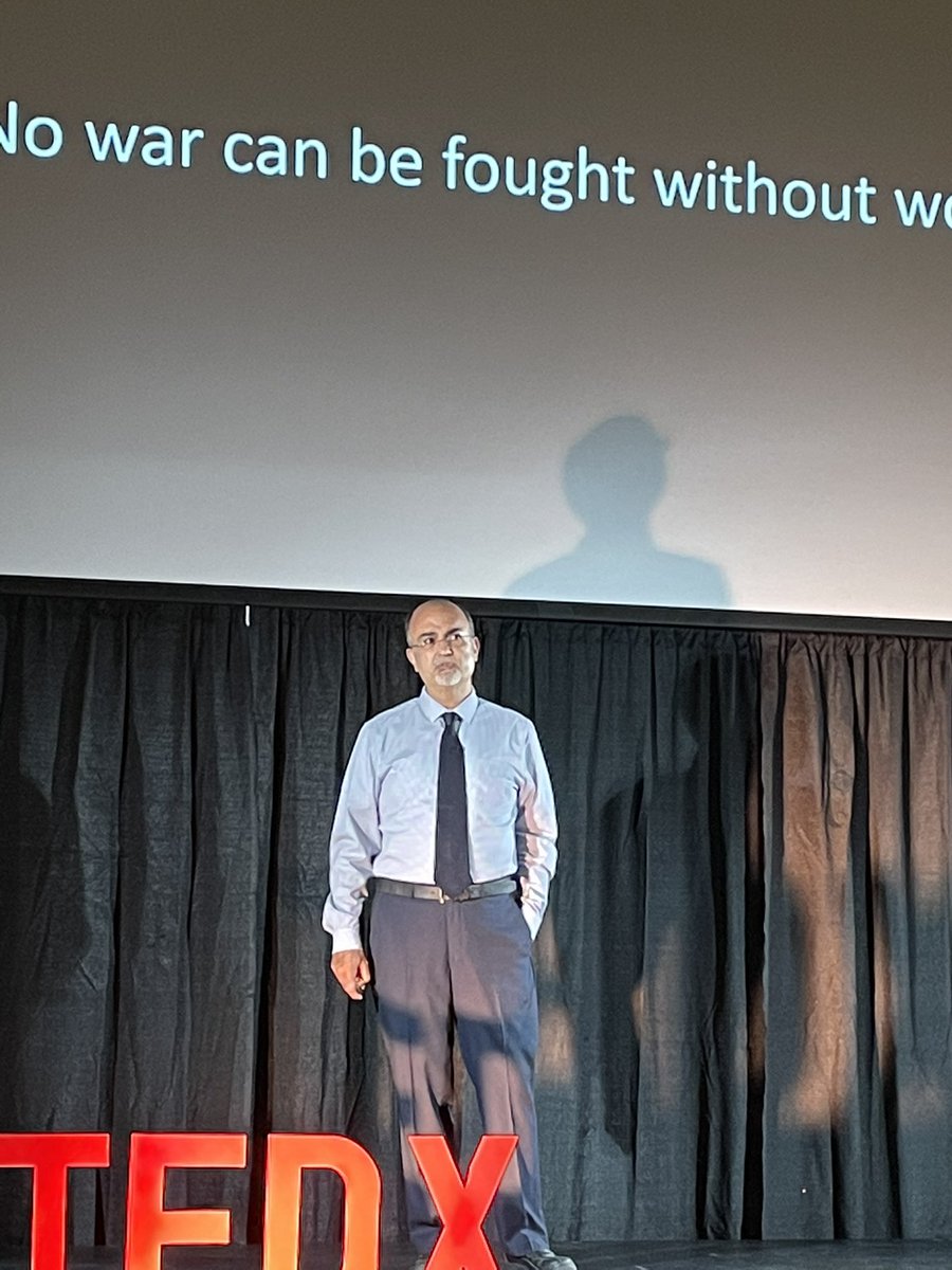 “No war can be fought without women!” - Mateo Farzaneh, Faculty #TEDxNEIU