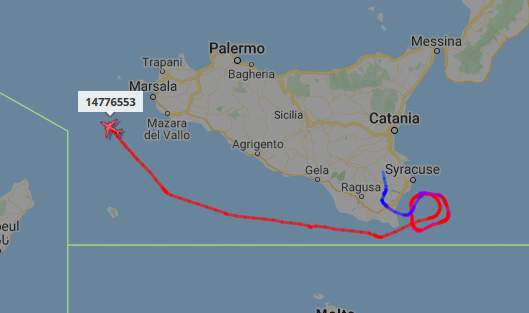 ameliairheart's tweet photo. NATO RQ-4D Phoenix (reg. MM-AV-SA0014) out of Sigonella AB, IT heading in a different direction than usual. Wonder where she's headed. h/t to @Nimras__ for the spot! #ADSB #33FD6B https://t.co/CJAxhJTi5U