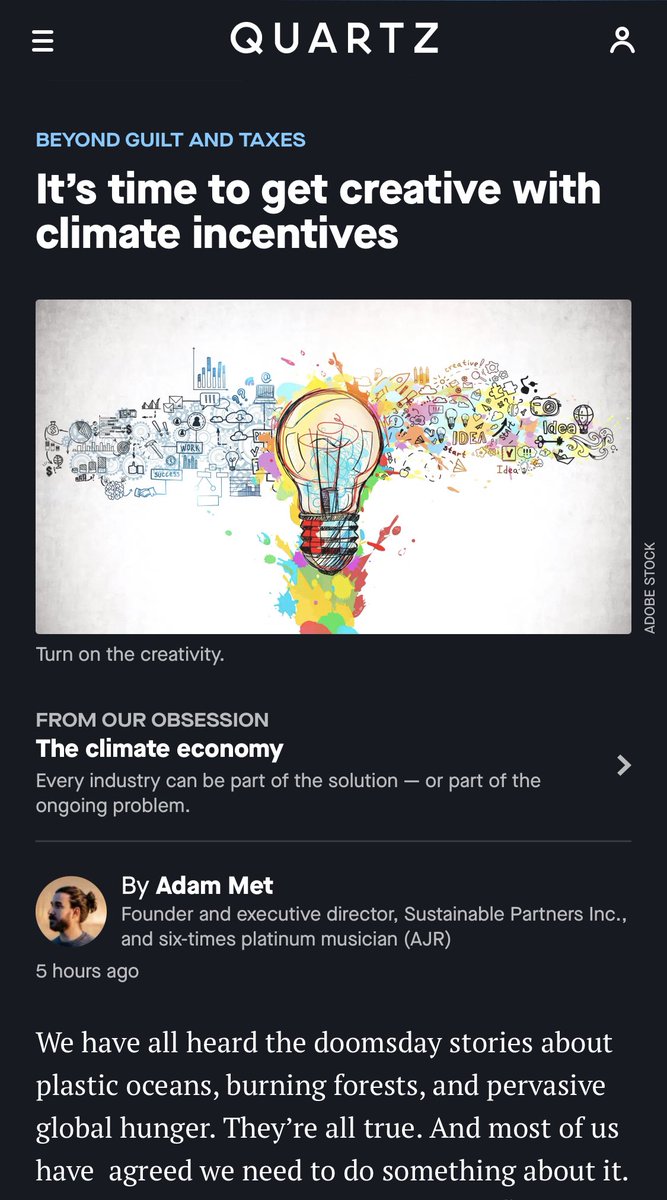 AdamAJRbrothers's tweet photo. This was a fun one with @qz - read to the end for an easy climate incentive. https://t.co/7xfiZ7YEpl https://t.co/sbbZKgbmCQ