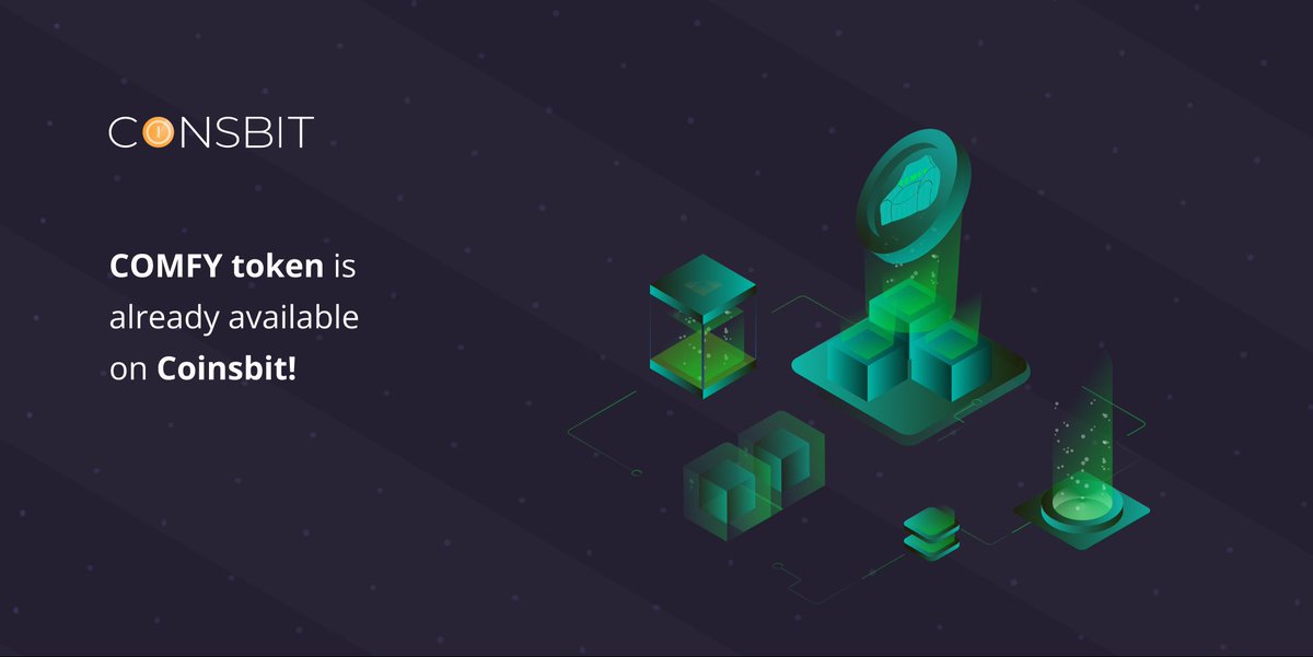 c0insbit's tweet photo. 🔥 COMFY token listing on Coinsbit! 🔥

🌈 Dear users, we are pleased to announce that the COMFY token is already available on Coinsbit!

✅ Follow the link to get more info: https://t.co/pZaHvskPGK

🚀 Stay tuned to get updates and latest news from Coinsbit!

#Coinsbit #Listing https://t.co/TeYfHfI4Ck