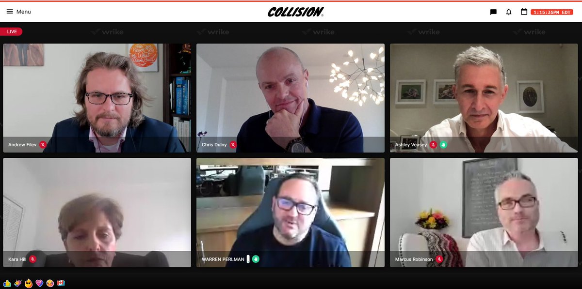 Ceridian's tweet photo. "The technology aspect of the hybrid workforce is undoubtedly important, but as we bring in these new tools, investing in educating and upskilling our people is a big piece that needs to be incorporated moving forward." - @wperlman @CollisionHQ #CollisionConf https://t.co/jSj5MYc0RE