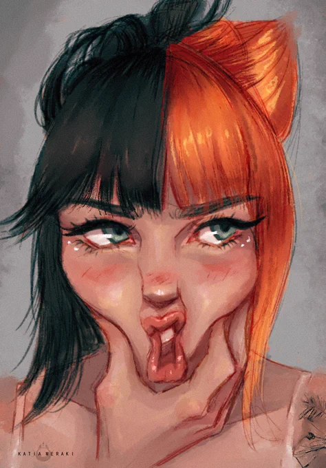 Dibujito de warmup de hoy 🖌💕

Referencia: @DovahkiinFerret 