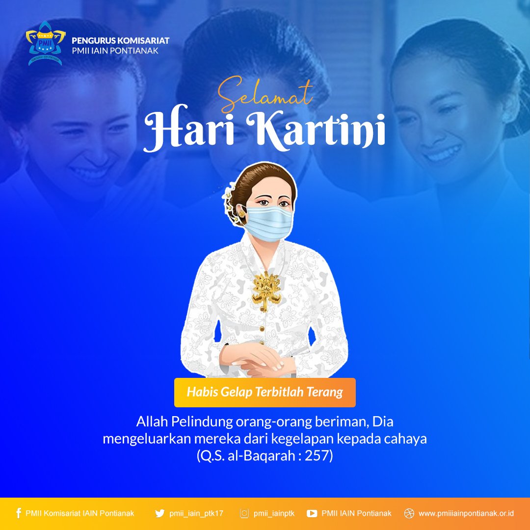 pmii_iain_ptk17's tweet photo. Kami segenap keluarga besar PMII IAIN Pontianak mengucapkan selamat hari Kartini

#pmii #pmiikece #pmiiiainptk #kartini #harikartini #harikartini2021 https://t.co/WFUNVVlwlG