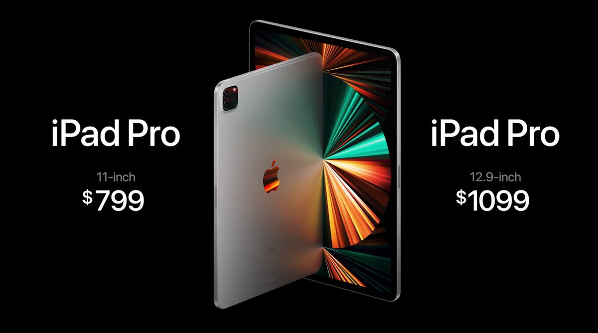 hardwarezone's tweet image. Pre-orders start 30 April 2021, arriving in May. Prices in the image are in USD. #apple #applespring2021 #applespringloaded