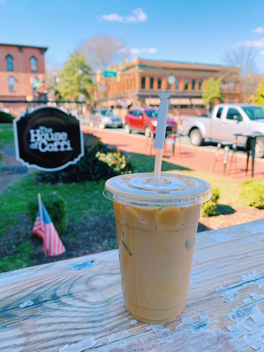 It’s the perfect weather for an iced coffee on the patio!