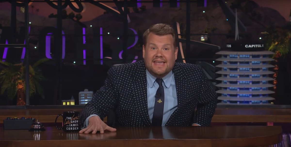 Polygon's tweet photo. James Corden’s emotional takedown of soccer’s European Super League was his best bit, and it didn’t involve cars or karaoke https://t.co/TOPq297epJ https://t.co/dus1KxWsi9