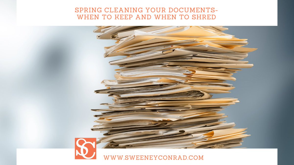 sweeneyconrad's tweet photo. Doing a little spring cleaning? When should you keep documents, and when is it OK to shred? Let our handy PDF will be your guide.

Download it here: https://t.co/srN9Ux9F89

#taxes https://t.co/jIB73TLIL4
