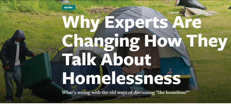 homelesshub's tweet image. Experts say that using more humanizing language — for ex. 'person experiencing homelessness' vs 'the homeless' — can help to #destigmatize #homelessness and create better community discussions around the crisis.
 
READ ARTICLE: bit.ly/32fIU7K