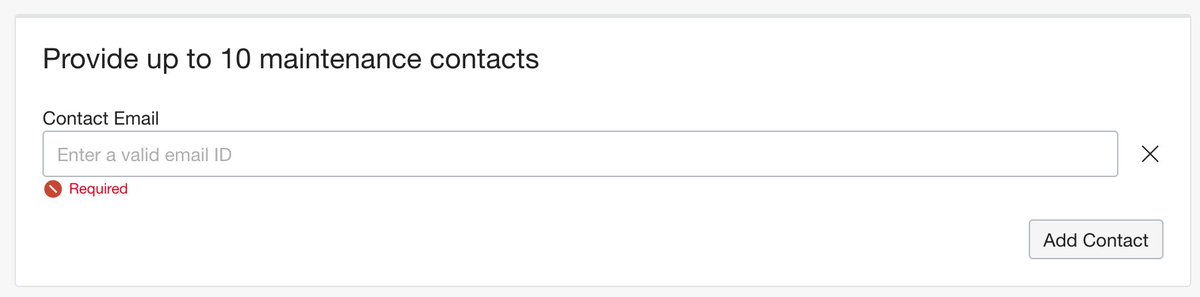 Just released the ability to specify customer contacts per database in Autonomous Database. Enter your contact info to get notified about operational notices and announcements. Much better option than previous functionality where the tenancy admin was getting all notifications.