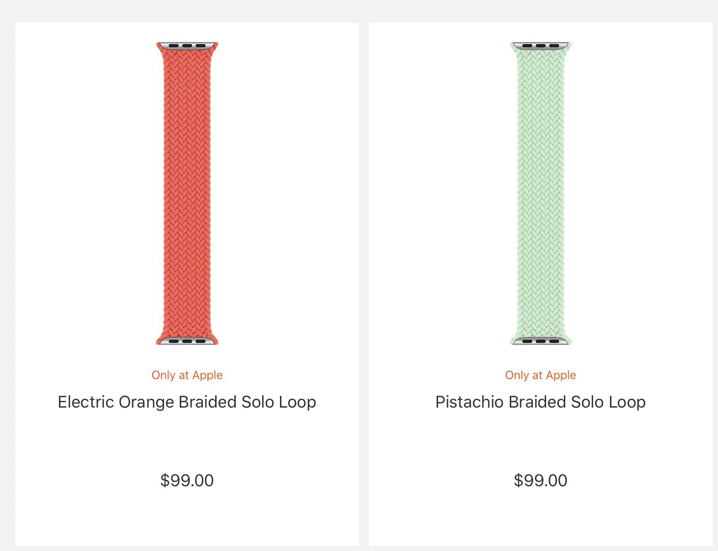 David Smith on X Two new Solo Loop Colors Electric Orange and Pistachio https t 9FvKRhNFbo https t NuuG020yCt X