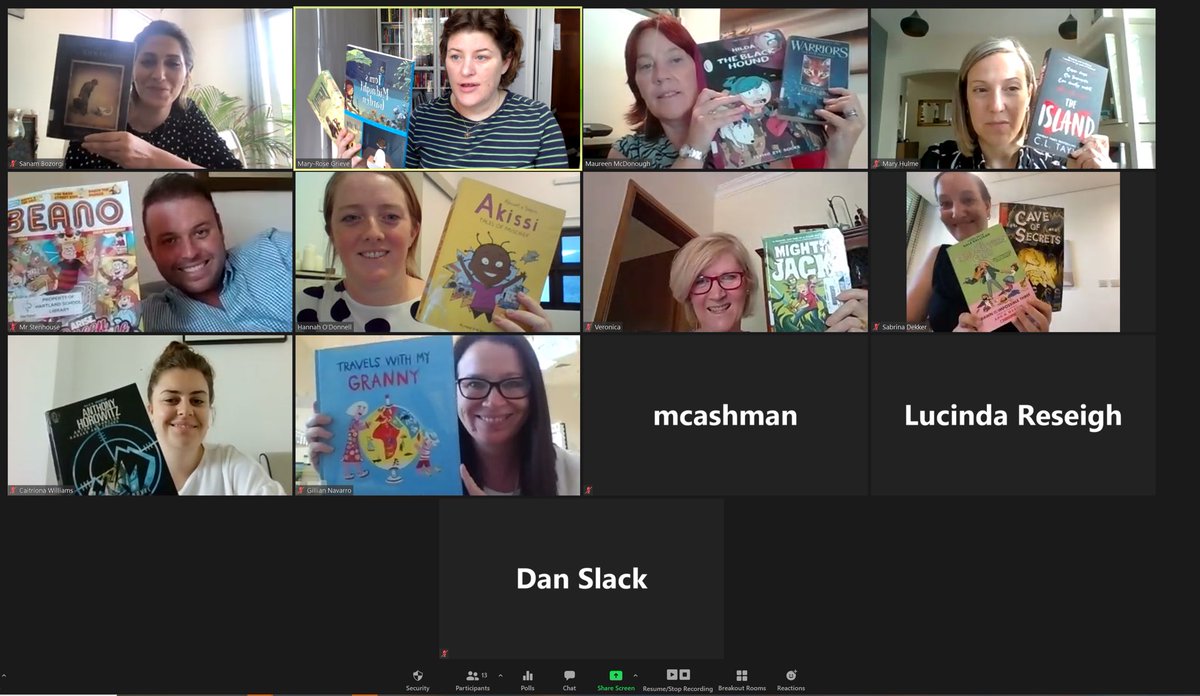 Our fourth <a href="/OpenUni_RfP/">Reading for Pleasure 🧶</a> <a href="/The_UKLA/">UKLA</a> meeting was full of great graphic novels, brilliant book awards and all these smiling super teachers and librarians.