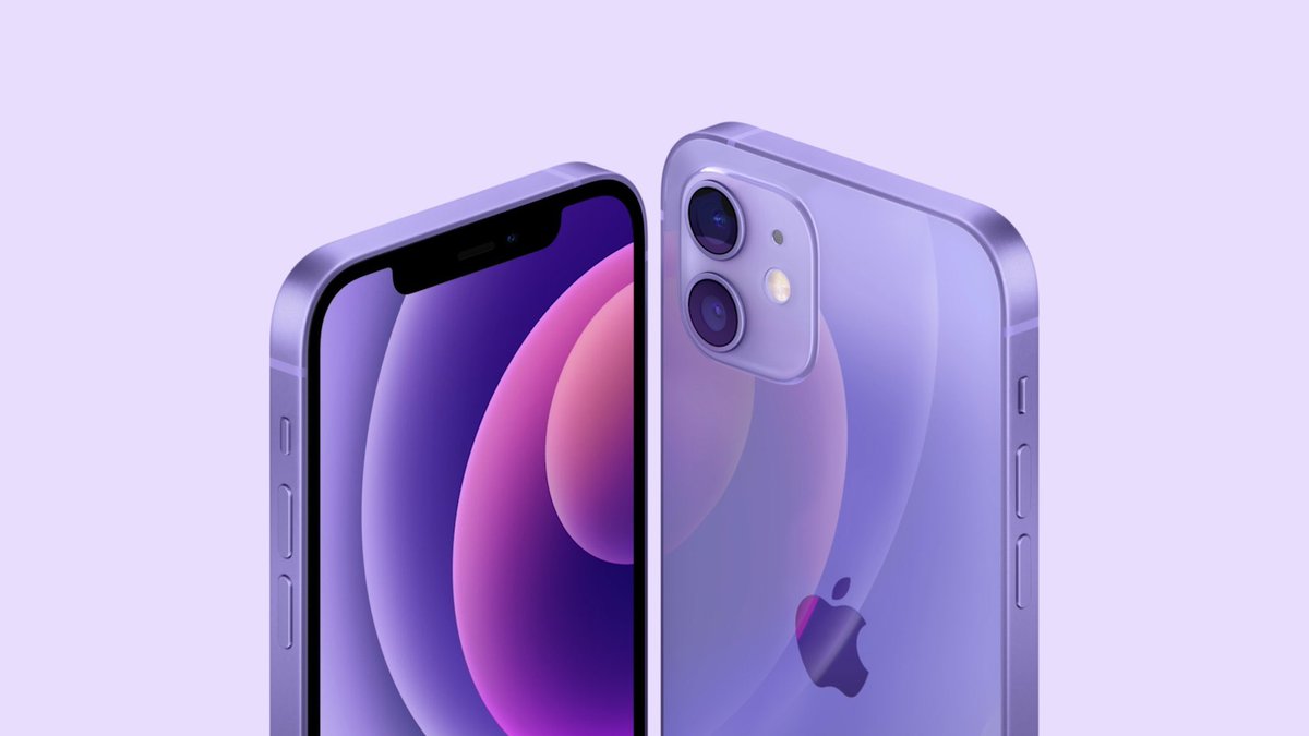 unpotedanslacom's tweet photo. #AppleEvent le nouvel iPhone 12 PURPLE ! 📱 https://t.co/Ue83tfkk5I