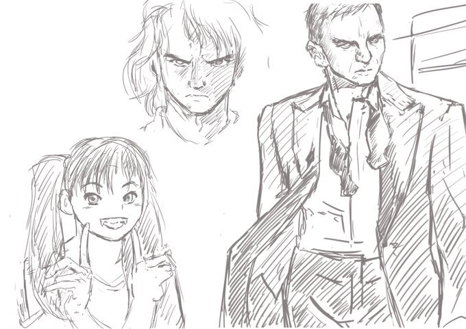 今日の模写練
起きたらまたお絵描きしよう
 #練習日記 