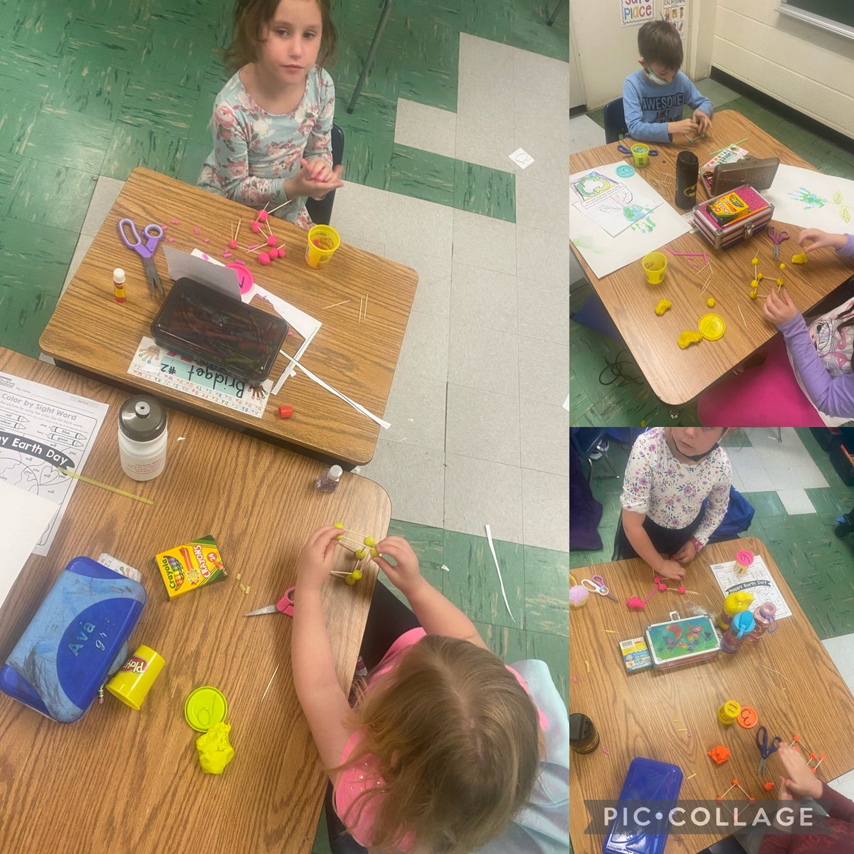 mcgowankdg's tweet photo. EQ: How can you model shapes in the real world?
Easy! We used playdoh & toothpicks to create the 3D shapes we have been learning about. Students had so much fun making and identifying these shapes! #finemotor #gomath #promblemsolving @NorthwestRISD @eamotley @SpencerStorey7 https://t.co/Kg2TXYgvh9
