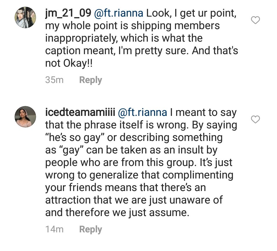 all this fucking nonsense over a caption??? lmao why are these idiots acting like calling someone gay is an insult???? im gonna throw hands. yoongi gay, go cry about it