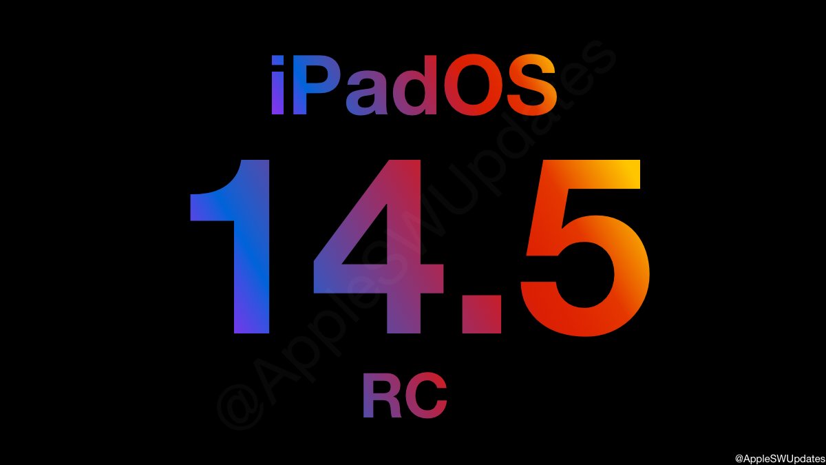 iSWUpdates's tweet photo. iPadOS 14.5 Release Candidate (18E199) has been released for registered developers. #iPadOS145 #RC #iPadOS145RC https://t.co/2hbAQV0cVi