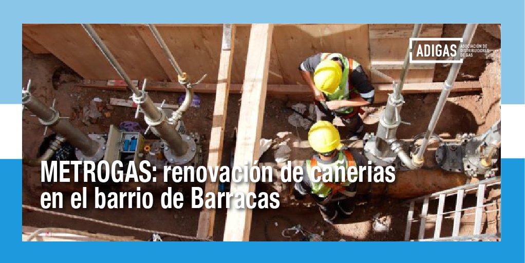 Metrogas continúa con la renovación de cañerías en el barrio de Barracas, donde se procedió a la desafectación y abandono de 1800mts de cañería de baja presión de 20 pulgadas de hierro fundido por la renovación de la red en la zona.

#obras #construcciones #adigas #argentina