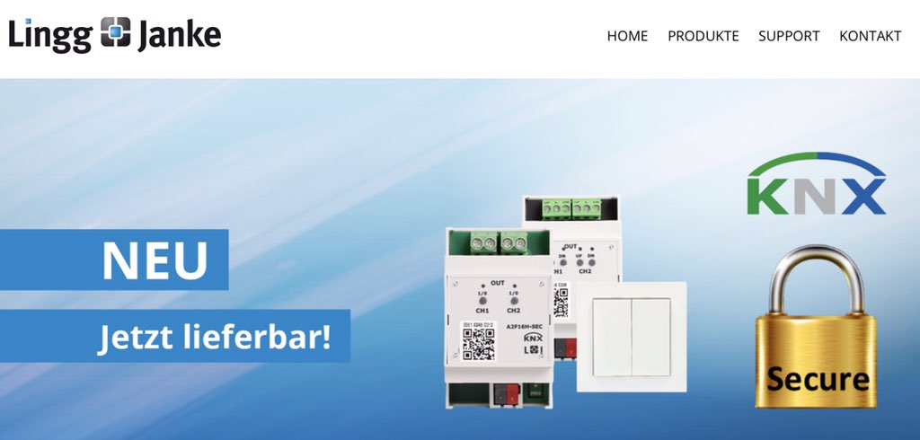 Klaus_Ott's tweet image. #KNX #Data #Secure #Lingg &amp;amp; #Janke 

lingg-janke.de/knx-secure-pro…