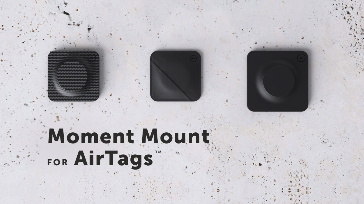 Moment on X: IntroducingMoment Mounts for AirTag! Featuring