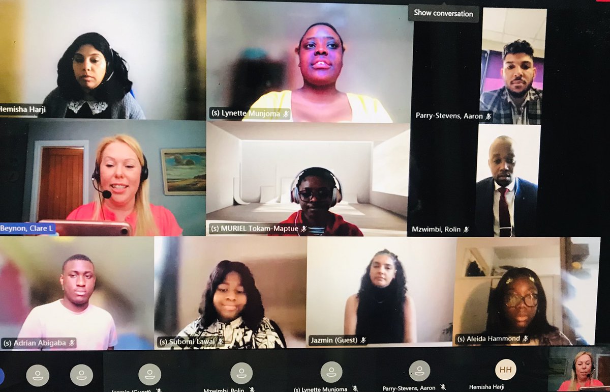 Huge thank you to <a href="/rolinmzwimbi/">Rolin Mzwimbi</a>  <a href="/JazFearonERAC/">Jazmin Fearon ERAC</a> U2 and <a href="/AParryStevens/">Aaron Parry-Stevens🇸🇱🏴󠁧󠁢󠁷󠁬󠁳󠁿</a> U3 for sharing your inspirational stories today with students <a href="/lborouniversity/">Loughborough University</a> Supporting #futureblacktalent at <a href="/ERAC_Jobs/">Enterprise Mobility Careers UK</a>