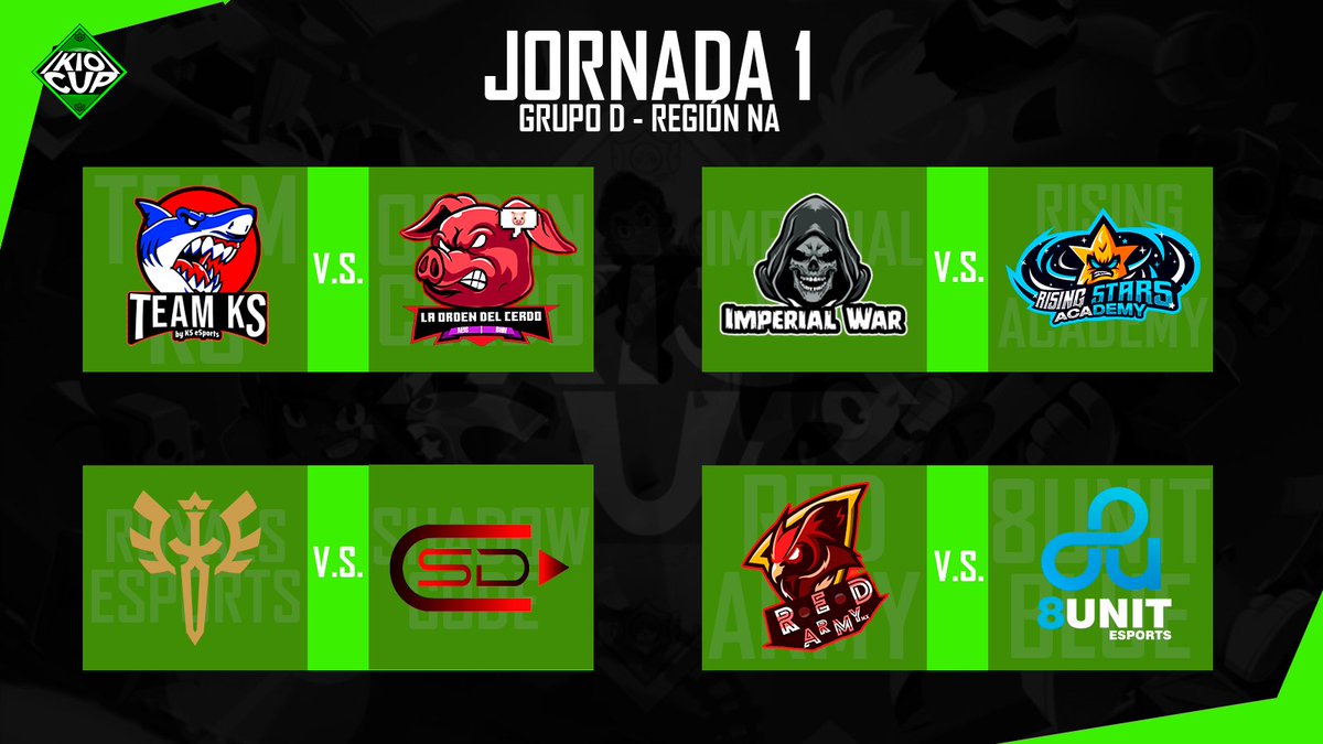 #Jornada_1

Primera jornada para la Región NA, ¡demuestren que son fuertes! 

¡A darle!