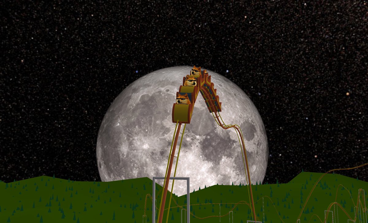 bitcoaster's tweet photo. @DogecoinRise Riding the #bitcoaster to the moon! https://t.co/ekNsZMw0ui