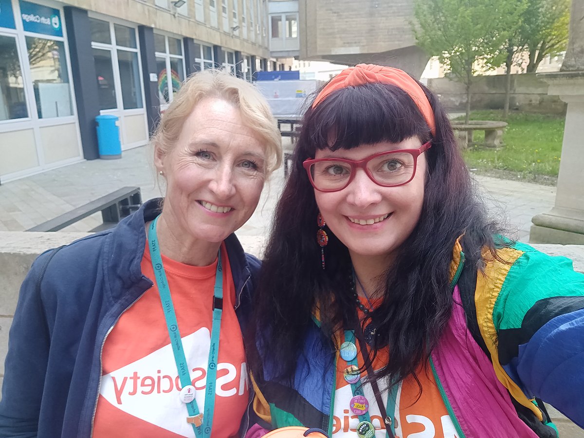 BC__Students's tweet photo. This week is #MSAwarenessWeek2021 so we are raising awareness &amp; donations in aid of @mssocietybath by running a wear orange day across both our campus’s. 

It’s great to see all our staff &amp; students getting involved with a great charity. 

#MyBathCollege #BathCollSU #LetsTalkMS https://t.co/w8Xqv0DF7L
