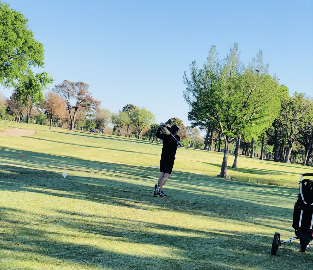 CantonHSgolf's tweet photo. Day 2 of Region Golf for Jett Baldwin! Great job representing CHS Golf. #EaglePride https://t.co/6SFEmjZIeA