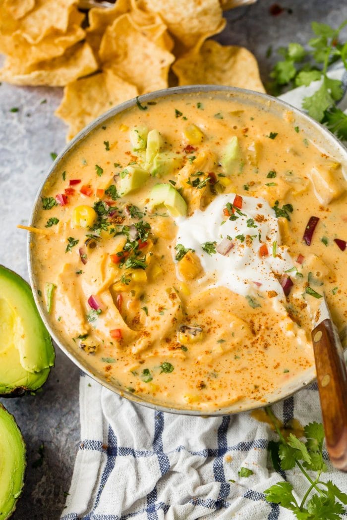 mstrategist's tweet photo. This hearty chicken tortilla soup #recipe will fill you up! #comfortfood  https://t.co/Cb8YEgc3rS https://t.co/CM2NGmKYP1
