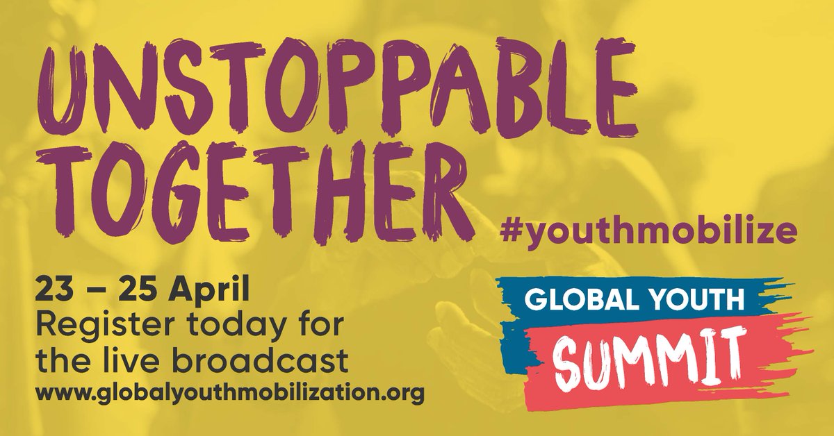 Young people are calling on governments and policymakers to prioritise the youth as the world recovers from the impacts of #COVID-19 at the first ever Global Youth Summit. Join the movement at 
<a href="/gymobilization/">@GYMobilization</a>