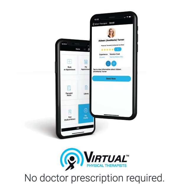 VirtPhys's tweet photo. Getting a prescription from your doctor to see a physical therapists can take up to a week or even longer. With VPT... no prescription is needed!
#virtphys #telehealth #telemed #physicaltherapy #painfree https://t.co/utBoNbD32S