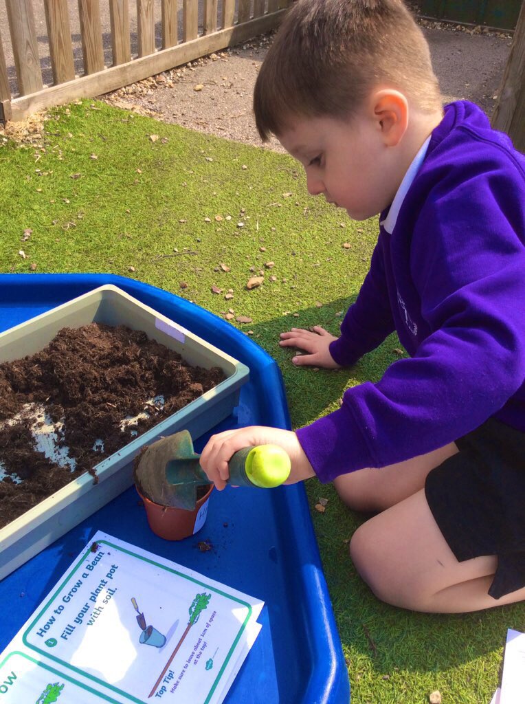 Ramseyspinning's tweet photo. EYFS have been busy planting their โmagic beansโ, based on this weeks book of the week... Jack and The Beanstalk ๐ฑ๐๐@ElliotFndtn #traditionaltale #planting #funlearning https://t.co/dvKYck0XV7