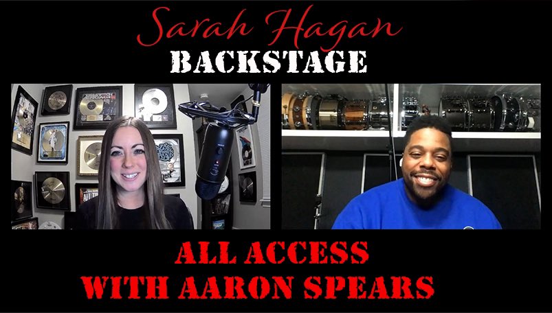 So happy to interview one of my best friends for this episode!! Aaron Spears is not only an incredible drummer, he is an incredible person, and that comes through in this episode for sure! #aaronspears #sarahhagan #sarahhaganbackstage #podcast #drums #drummers #inspiration