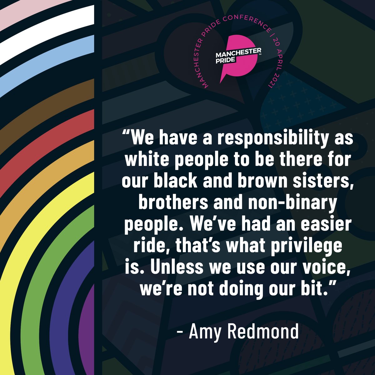 Manchester Pride (@manchesterpride) on Twitter photo We loved <a href="/ben_pechey/">Ben Pechey - they/them</a>, <a href="/ChloeCousins_/">Chloe Cousins</a> and @AmyZingSTP's wonderful discussion on Being Your Authentic Self and what we can all do to ensure LGBTQ+ people are free to live and love without prejudice. #MPConference21 We loved <a href="/ben_pechey/">Ben Pechey - they/them</a>, <a href="/ChloeCousins_/">Chloe Cousins</a> and @AmyZingSTP's wonderful discussion on Being Your Authentic Self and what we can all do to ensure LGBTQ+ people are free to live and love without prejudice. #MPConference21