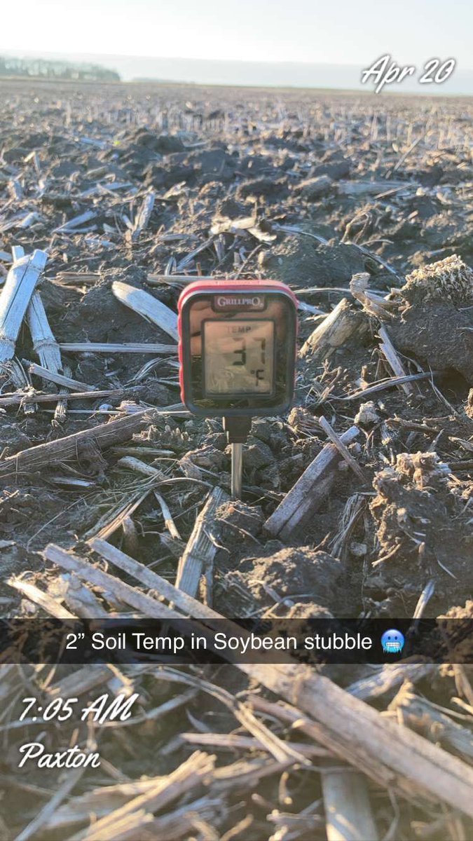 regan_1215's tweet image. Soil temps took a sharp down turn the last few days. We’re still holding out for that upward warming trend...Patience is still a virtue right?? #Plant21 @DKAS_Minnesota