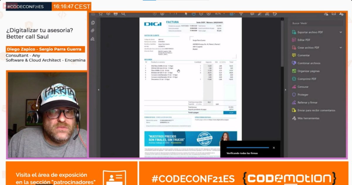 zeroktw's tweet image. Muy interesante la charla de @dzapic0 y @sparraguerra en #CODECONF21ES 👌👌