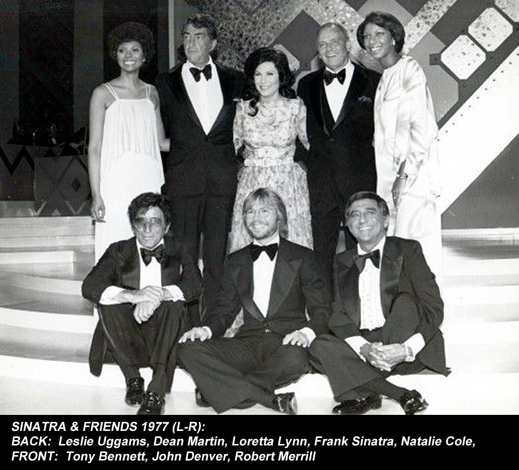espofootball's tweet photo. #OTD Apr21,1977 #FrankSinatra hosts a special on the #ABC Network called "Sinatra & Friends" Featuring contemporary artists such as #JohnDenver and #NatalieCole; as well as #DeanMartin, #TonyBennett, #LorettaLynn, #LeslieUggams and #RobertMerrill https://t.co/X9w5nRQSY2