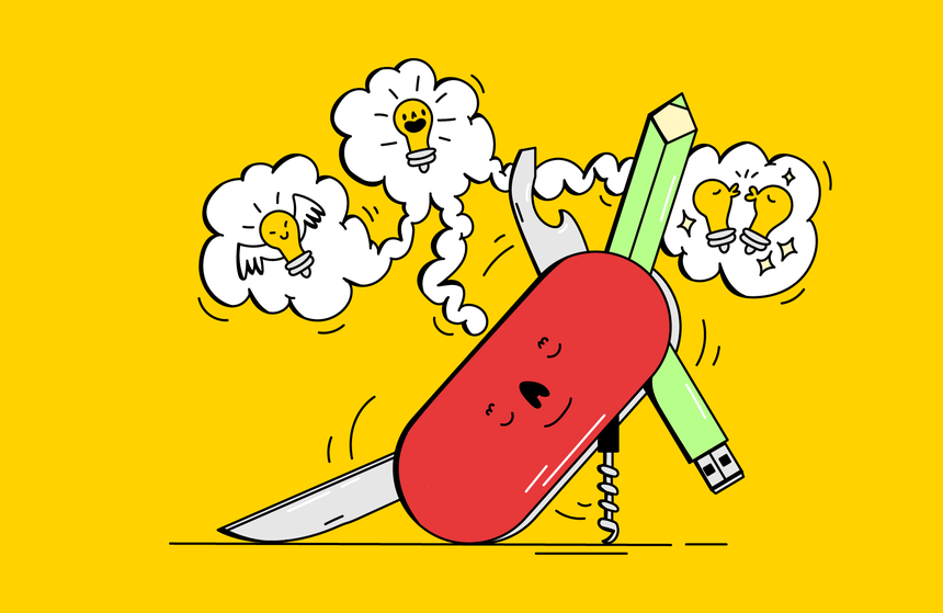 AnywaysCreative's tweet photo. "Your output will naturally attract more of the same type of work." @ellen_tm_  shares her top tips with @dandad on how to land a job as a professional ideas person. Read more from her and other talented creatives👉 https://t.co/IskuuT5fXy https://t.co/UfGy4Feemt