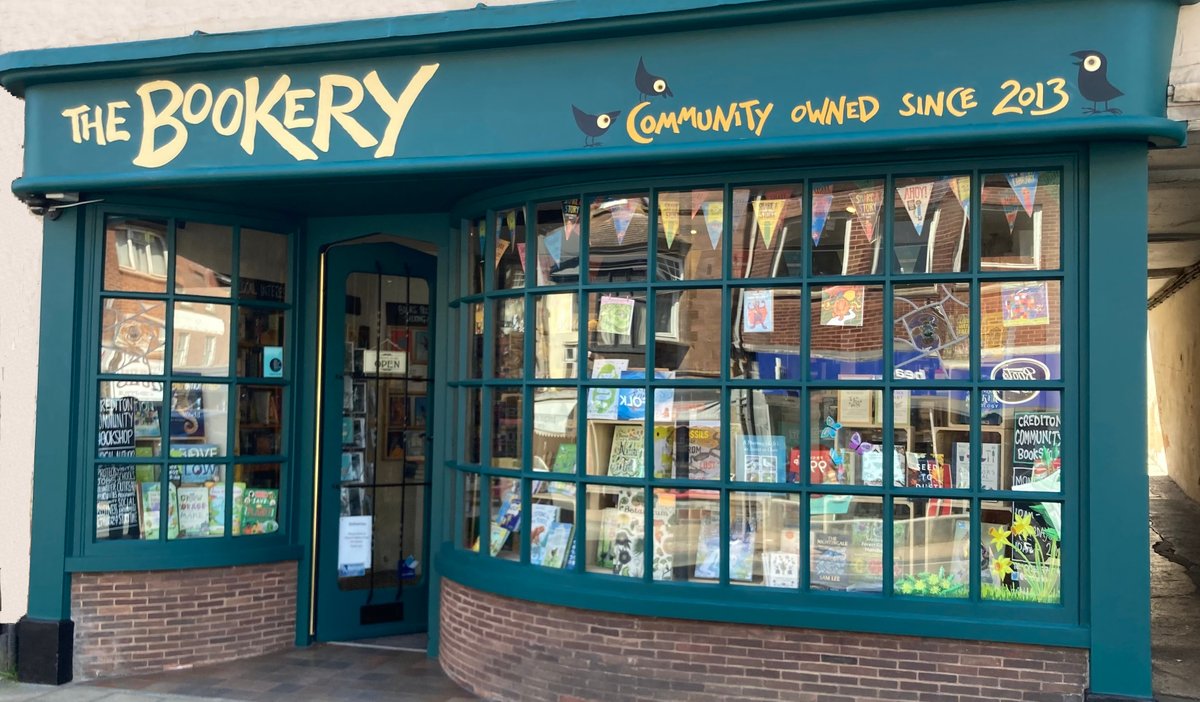 The Bookery, Crediton new shop front