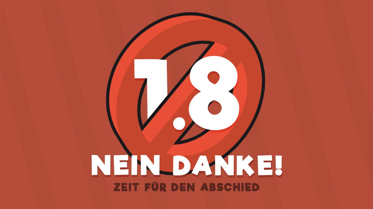 🚫 ES IST AN DER ZEIT 🚫

Wir entfernen den Support der Minecraft Versionen 1-8 bis 1.14 ⚡️

Eine genaue Erklärung und alle Informationen findet ihr unter: cxn.link/ablösung