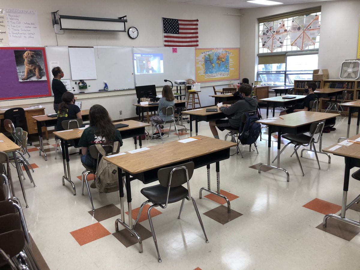 Day one of hybrid learning at MTMS was a total success!!!