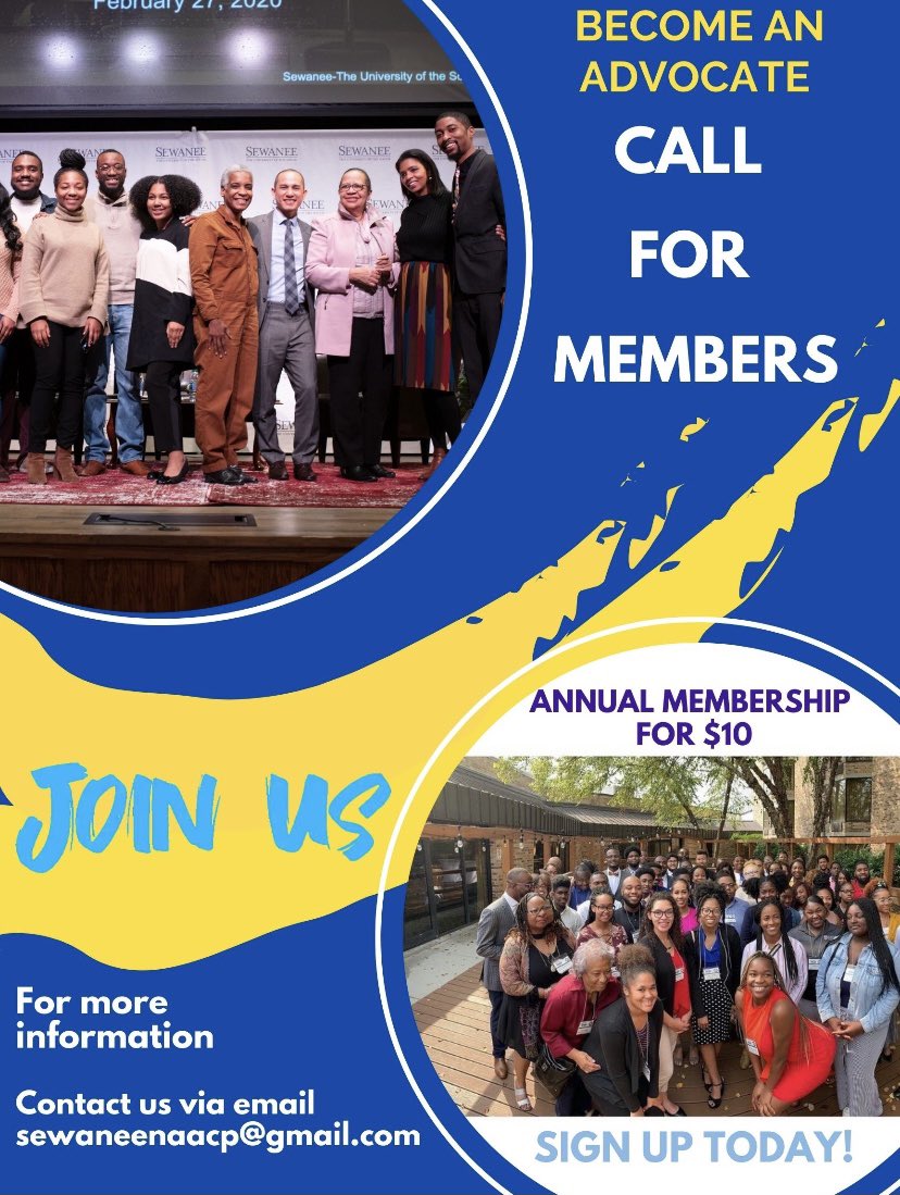 The NAACP is a National Civil Rights organization. Not only will you be joining our college chapter, but you will be joining a national community of individuals that are passionate about advocacy, civil rights, and the advancement of colored people.

Join us today!