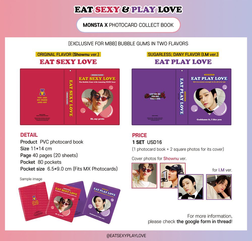 LawisStrange's tweet photo. 🇲🇽México G.O. 💞
🐺 Photocard Collect Book by @EATSEXYPLAYLOVE 🐻

🗓️Fecha lim pago: 25 de abril
💰 Costo: $366 + EMS
🐺Para más info y detalles: https://t.co/R6z1fFLuSK https://t.co/HqMiQ7dfv0