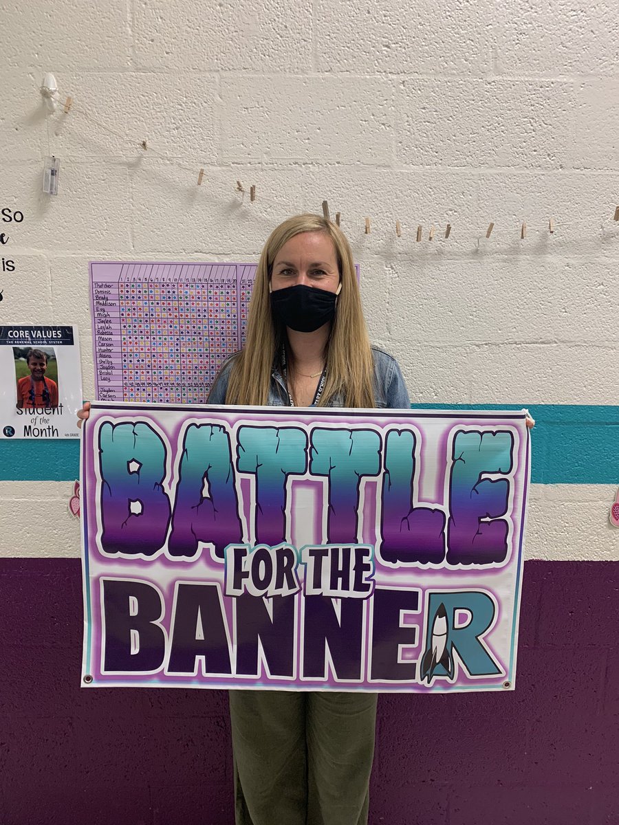 Congrats to our latest winners for the @Achieve3000 Battle for the Banner!   Last week:  <a href="/gilbert_res/">Catherine Gilbert</a> 5th grade class and This week: <a href="/RESthompson/">Traci Thompson</a> 4th grade class! Way to go! 🚀👏👏