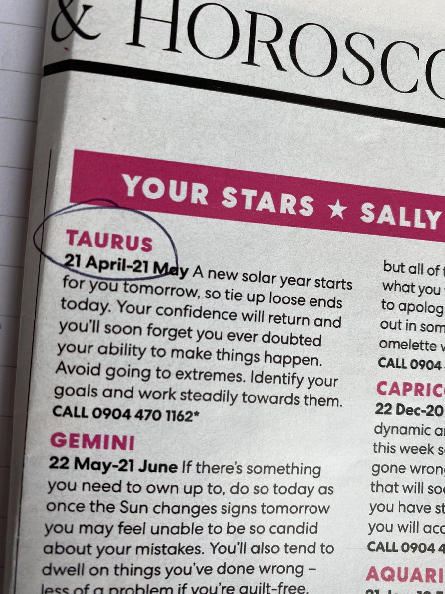 My grandpa just came round with a cutting of my horoscope for me from my grandma and I’m done 😩❤️