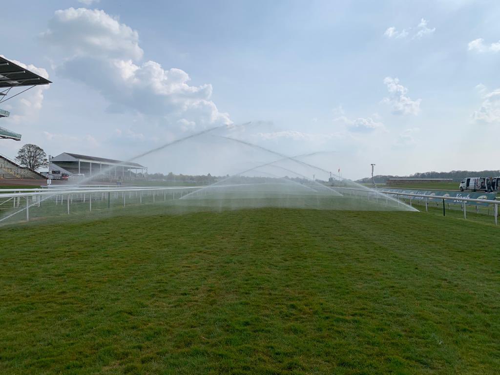 York Races Clerks (@yorkclerk) on Twitter photo Good to get a spring feed onto the track <a href="/yorkracecourse/">York Racecourse</a> and watered in. Thanks to <a href="/indigrowuk/">Indigrow</a> for the fertiliser and @Hunter_Ind for the new latest technology pop up sprinklers. <a href="/YorkshireRacing/">Go Racing in Yorkshire</a> @thegma_ Good to get a spring feed onto the track <a href="/yorkracecourse/">York Racecourse</a> and watered in. Thanks to <a href="/indigrowuk/">Indigrow</a> for the fertiliser and @Hunter_Ind for the new latest technology pop up sprinklers. <a href="/YorkshireRacing/">Go Racing in Yorkshire</a> @thegma_