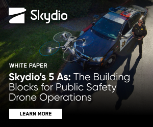 InterDroneExpo's tweet photo. FREE WHITE PAPER:  For #PublicSafety agencies that are investing in drone technology, this paper outlines 5 categories of capabilities/requirements to have a full end-state operation for safe, automated &amp; ubiquitous #UAS deployment.

https://t.co/5NbcE9ozFA 

#Drones #UAVs #sUAS https://t.co/a3EWNU4h4B