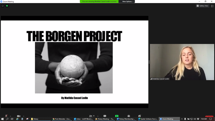 PacificaRotary's tweet photo. Our special guest today was Matilda Ledin with the Borgen Project. They focus on global poverty and advocating for those that don't have a voice in government. This woman came to this country as a student and found her calling to help others. https://t.co/3cRfiz3erW