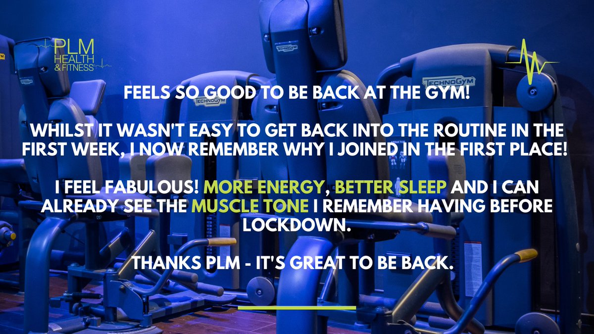 plmfitness's tweet photo. It's been amazing to welcome so many of you to PLM Health &amp; Fitness since opening last week 😊

And even better when we get feedback like this!

Want 3 months membership for just £90? 👉https://t.co/wh0TGvgC7F

#PLM247 #247gymclitheroe #whalleyvalleygym #luxurygym https://t.co/9CshzJ8VEI